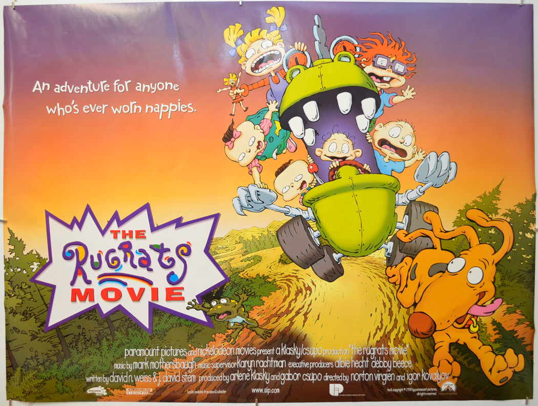 The Rugrats Movie Original Quad Poster - Film Poster - Movie Poster