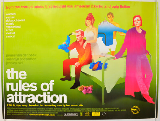 The Rules Of Attraction Original Quad Poster - Film Poster - Movie Poster  