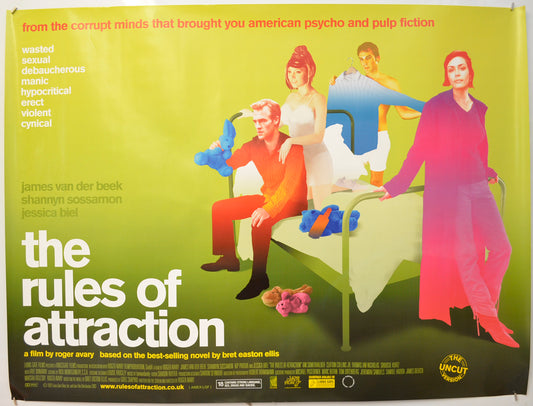 The Rules Of Attraction Original Quad Poster - Film Poster - Movie Poster  