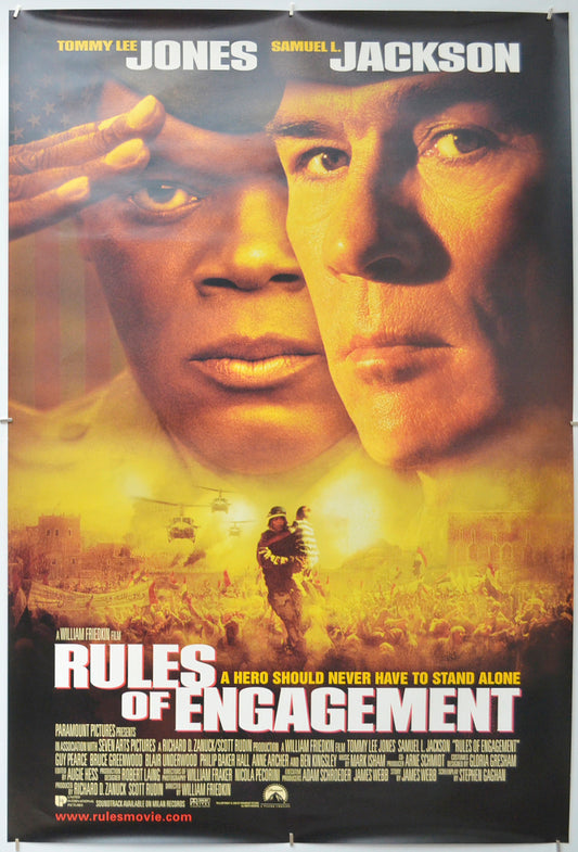 Rules Of Engagement   Original One Sheet Poster - Film Poster - Movie Poster