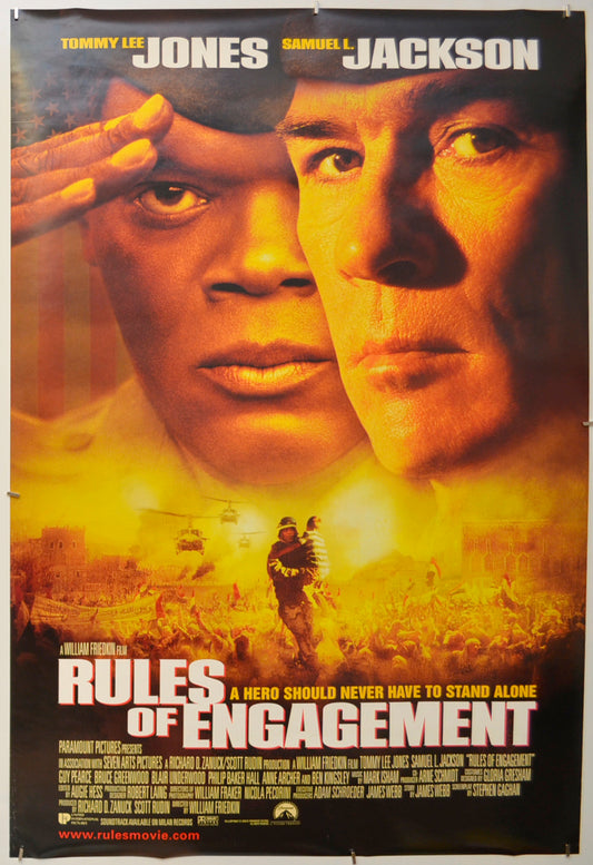 Rules Of Engagement  Original One Sheet Poster - Film Poster - Movie Poster