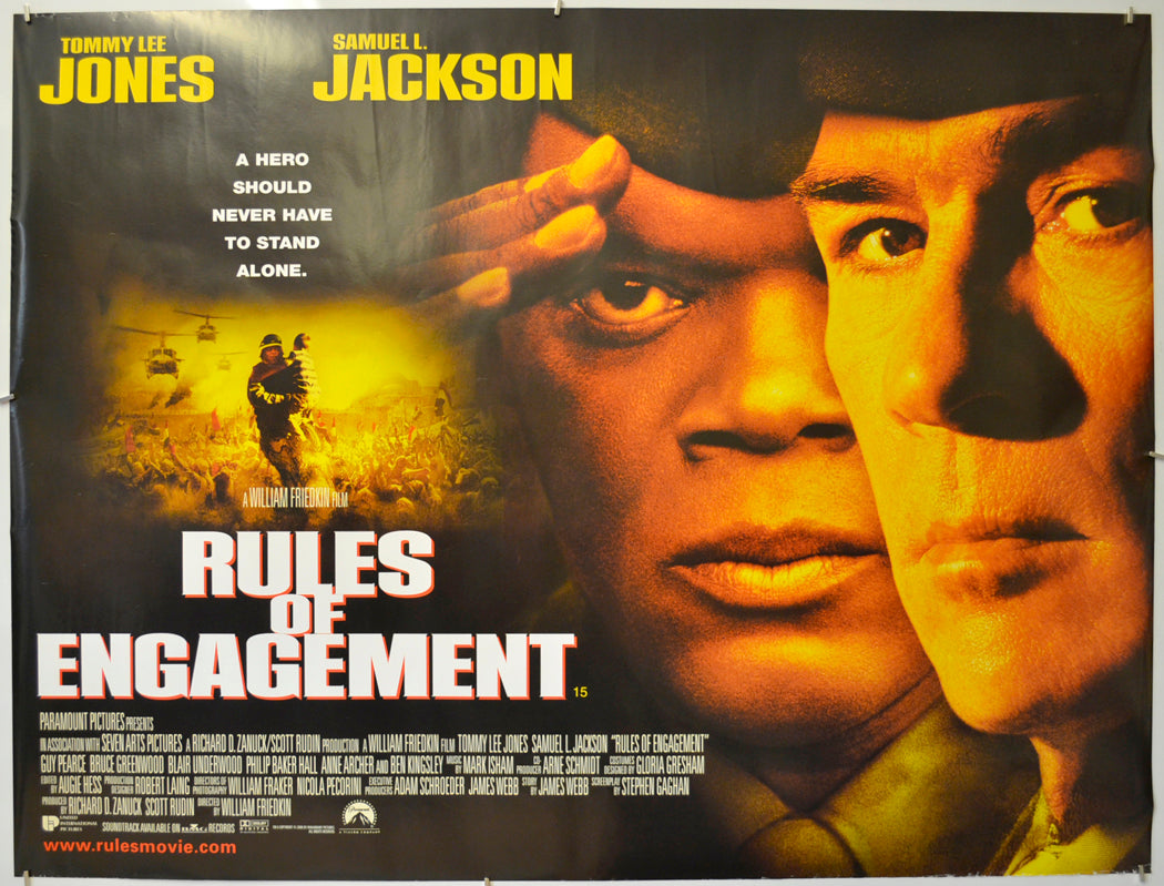 Rules Of Engagement Original Quad Poster - Film Poster - Movie Poster