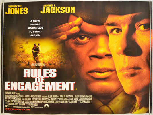 Rules Of Engagement  Original Quad Poster - Film Poster - Movie Poster 