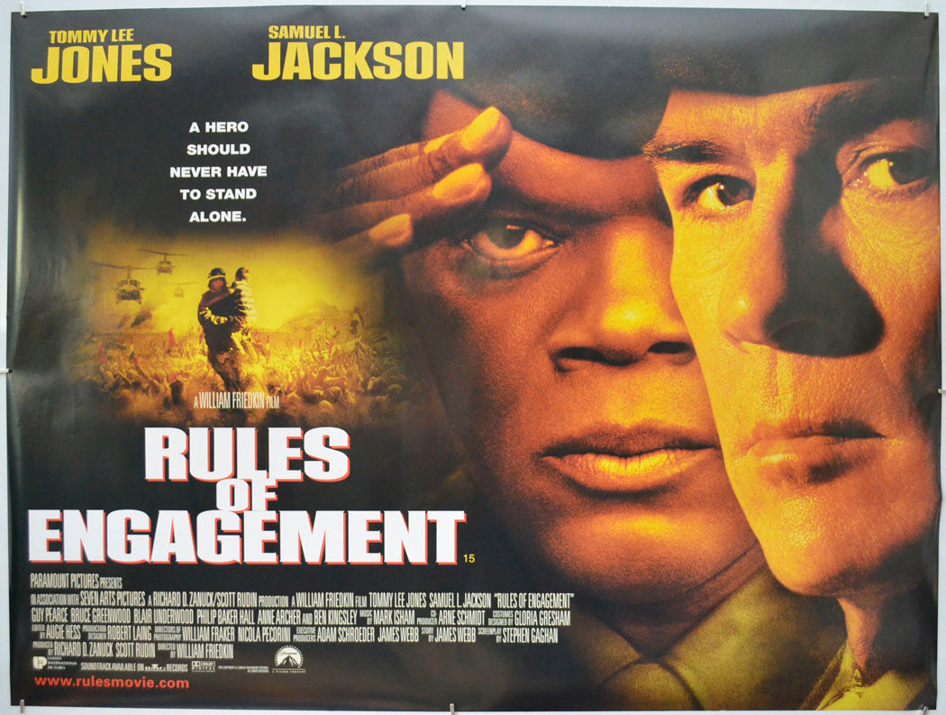 Rules Of Engagement Original Quad Poster - Film Poster - Movie Poster