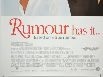 RUMOUR HAS IT (Bottom Left) Cinema Quad Movie Poster 