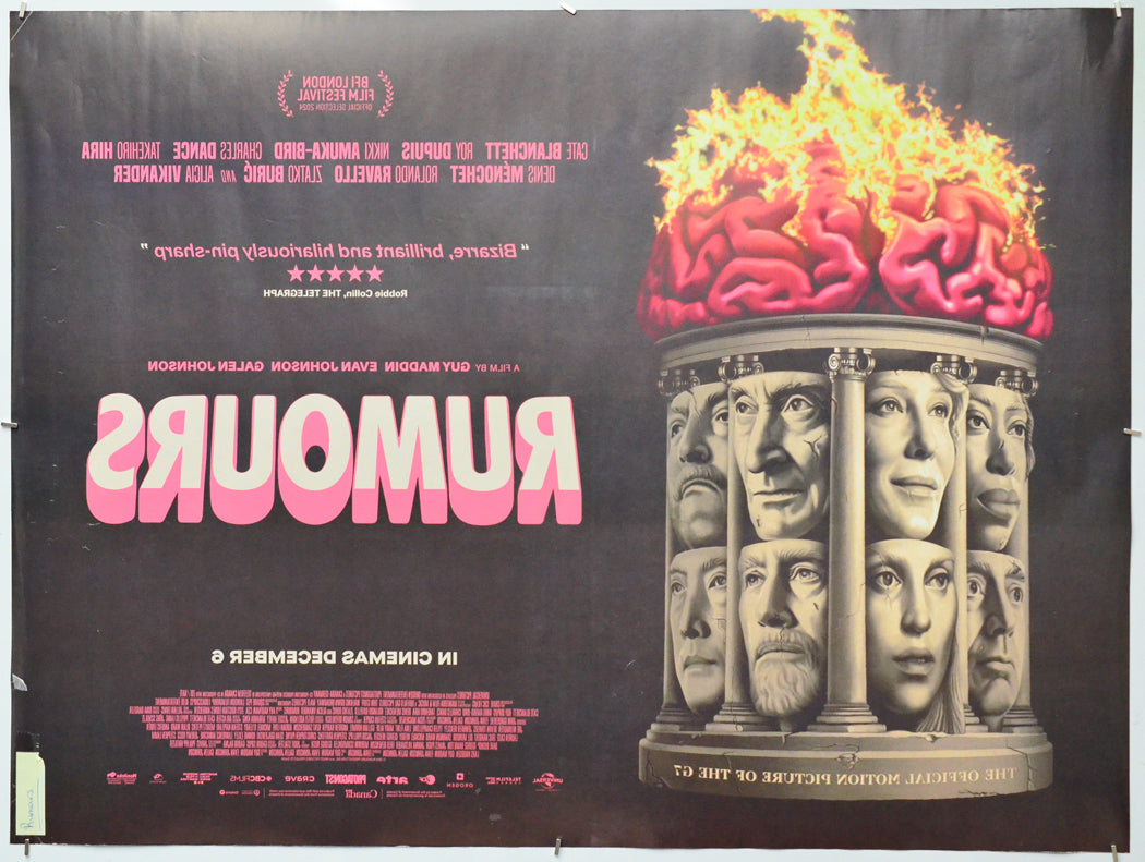 Rumours (Back) Cinema Quad Movie Poster 
