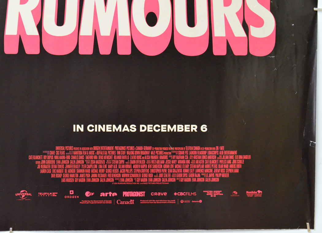 Rumours (Bottom Right) Cinema Quad Movie Poster 