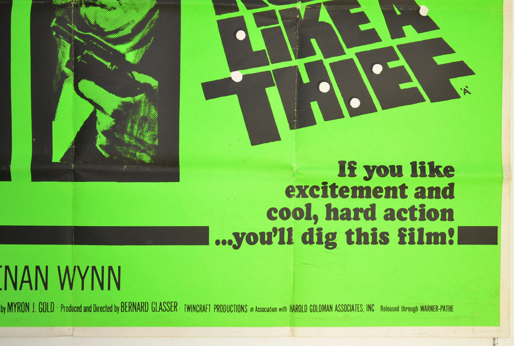 RUN LIKE A THIEF (Bottom Right) Cinema Quad Movie Poster 