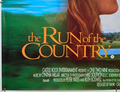 THE RUN OF THE COUNTRY (Bottom Left) Cinema Quad Movie Poster 