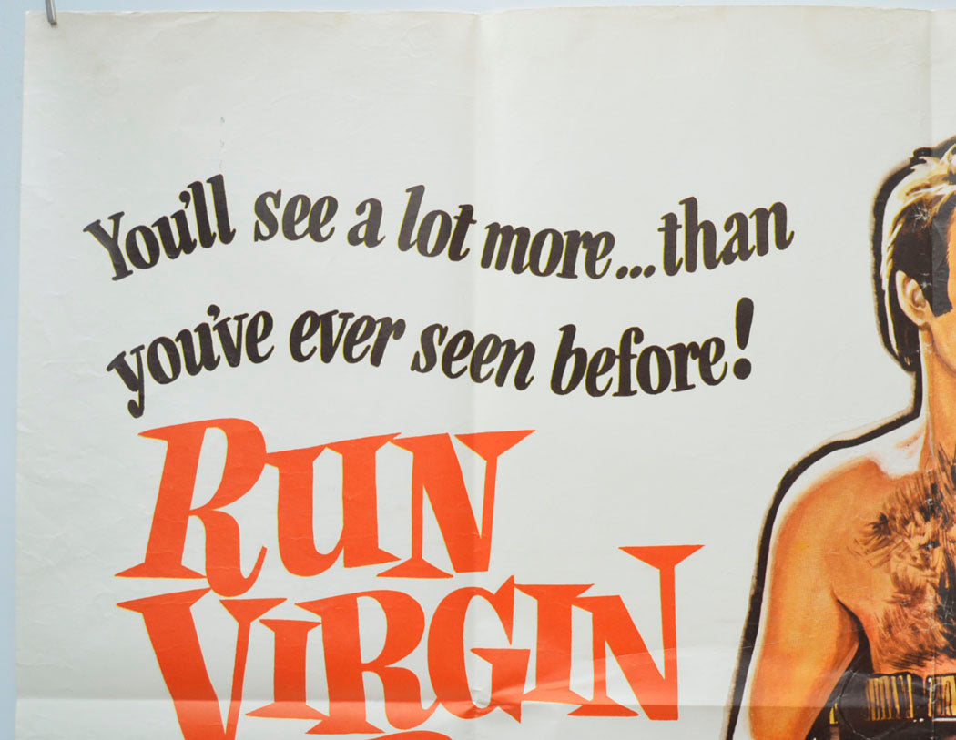 RUN VIRGIN RUN - THE SEX SEEKERS (Top Left) Cinema Quad Movie Poster 