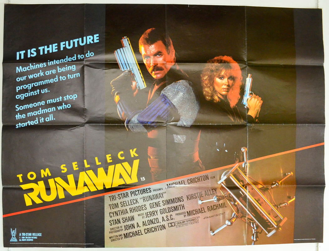 Runaway Original British Quad Poster - Film Poster - Movie Poster 