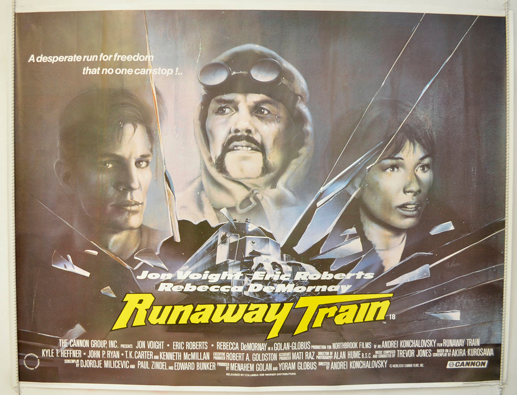 Runaway Train Original Quad Poster - Film Poster - Movie Poster  