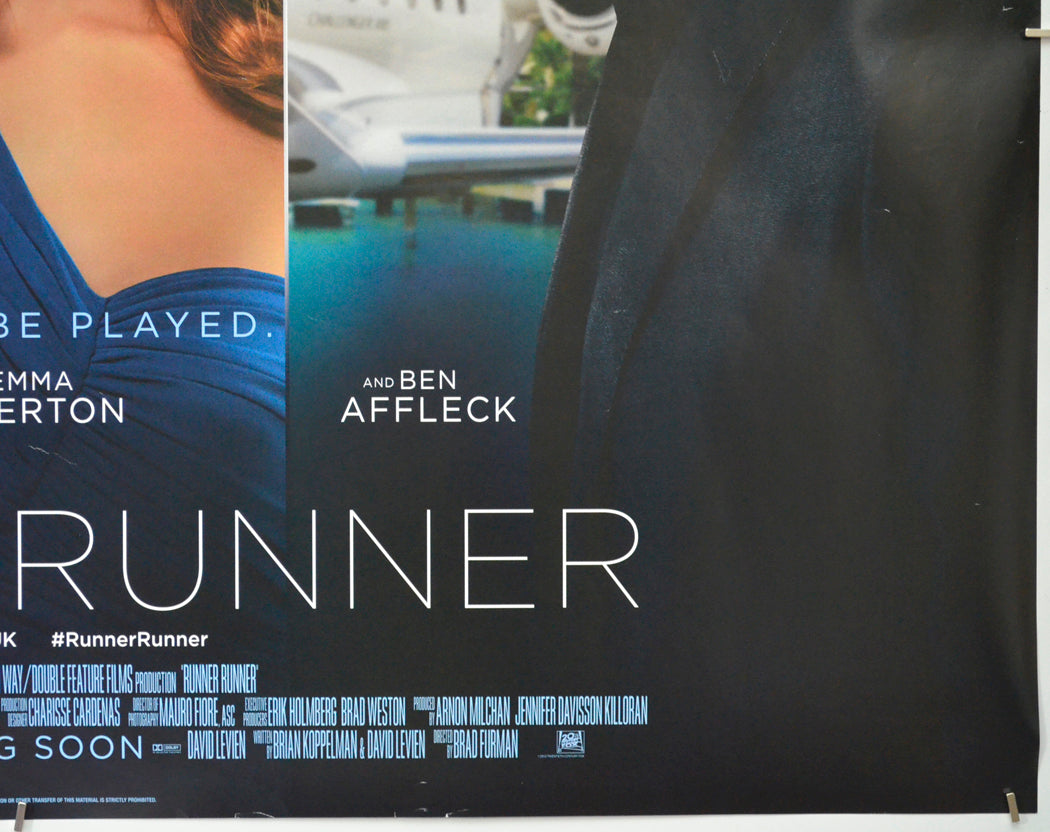 RUNNER RUNNER (Bottom Right) Cinema Quad Movie Poster 