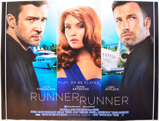 Runner Runner Original British Quad Poster - Film Poster - Movie Poster 