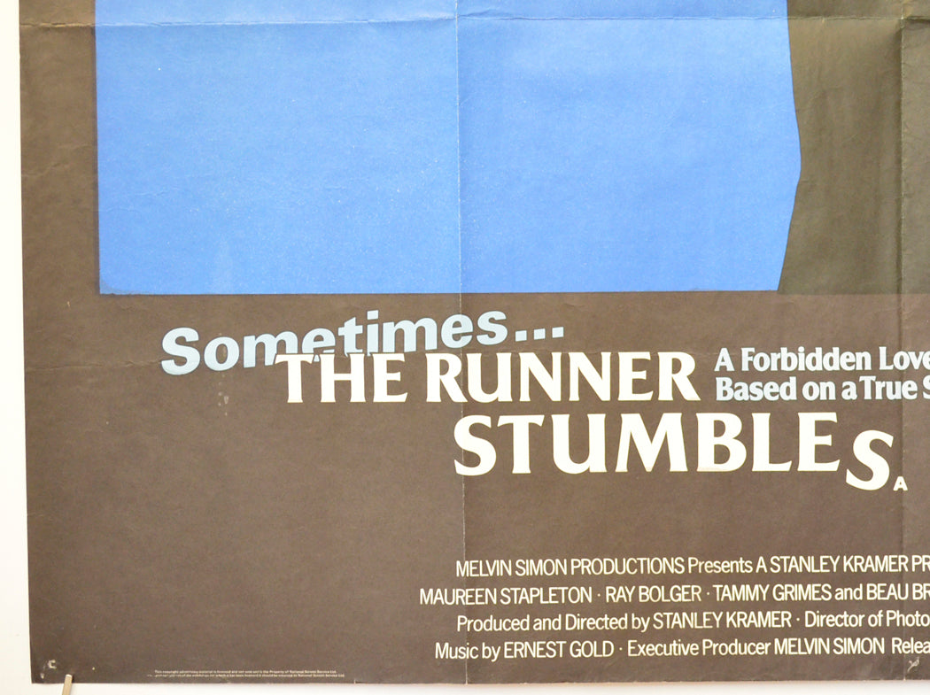 THE RUNNER STUMBLES (Bottom Left) Cinema Quad Movie Poster 