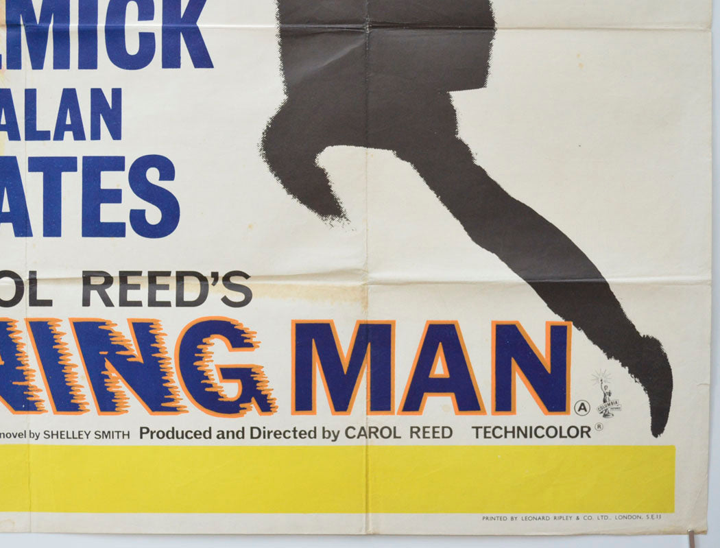 THE RUNNING MAN (Bottom Right) Cinema Quad Movie Poster 