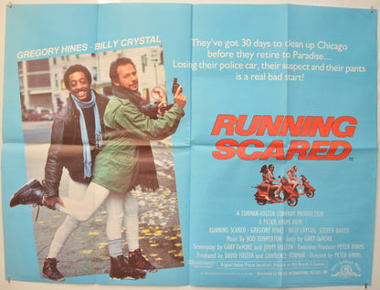 Running Scared  Original Quad Poster - Film Poster - Movie Poster