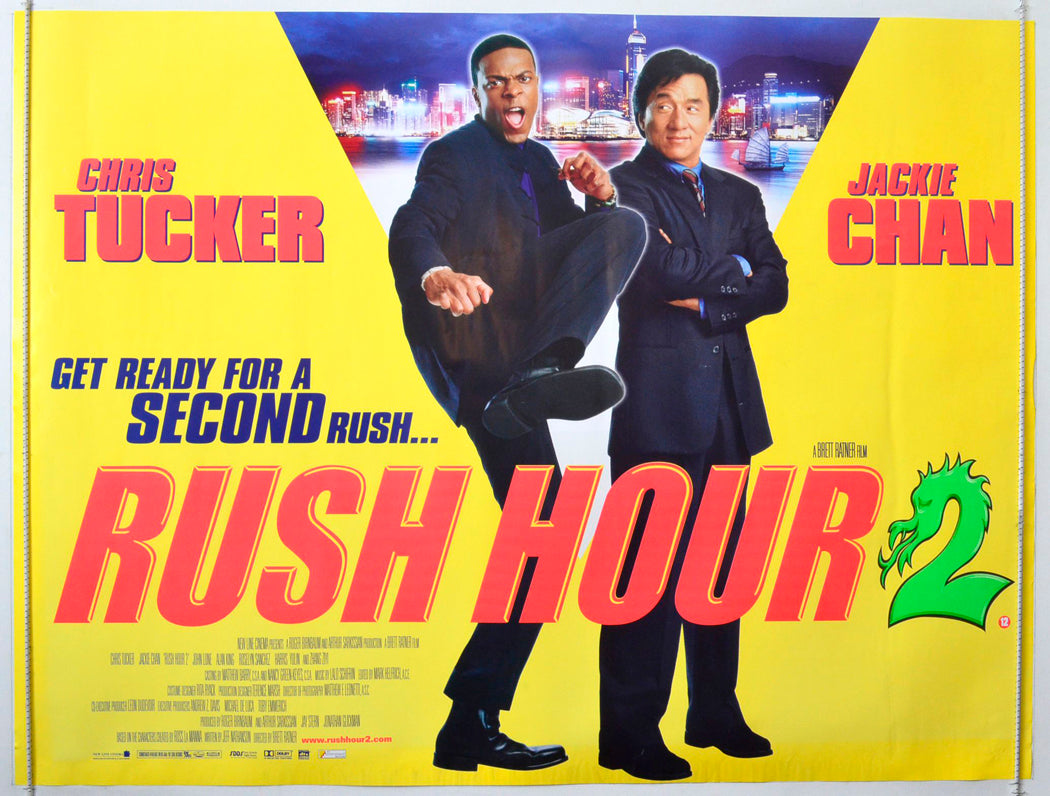 Rush Hour 2 Original British Quad Poster - Movie Poster