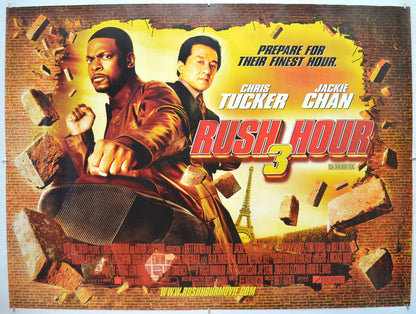 Rush Hour 3 Original Quad Poster - Film Poster - Movie Poster