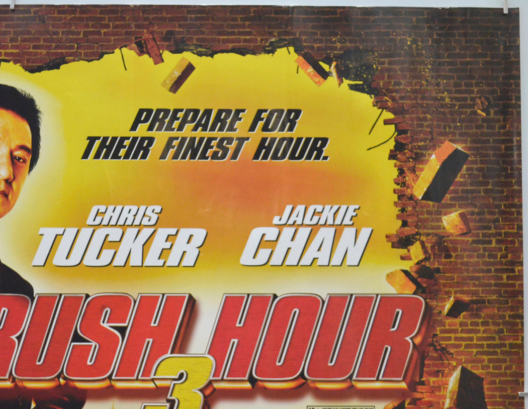 RUSH HOUR 3 (Top Right) Cinema Quad Movie Poster 