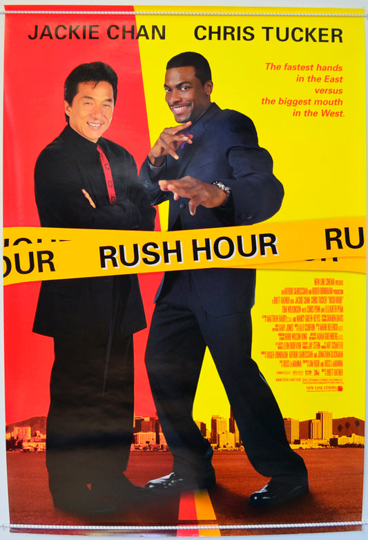 Rush Hour  Original One Sheet Poster - Film Poster - Movie Poster 