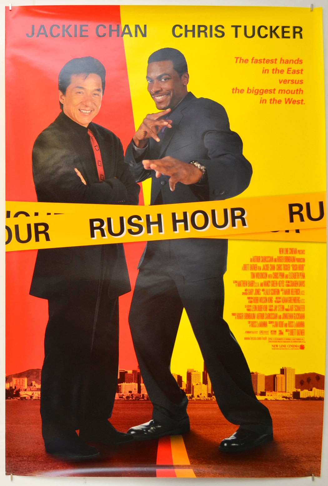 Rush Hour Original One Sheet Poster - Film Poster - Movie Poster