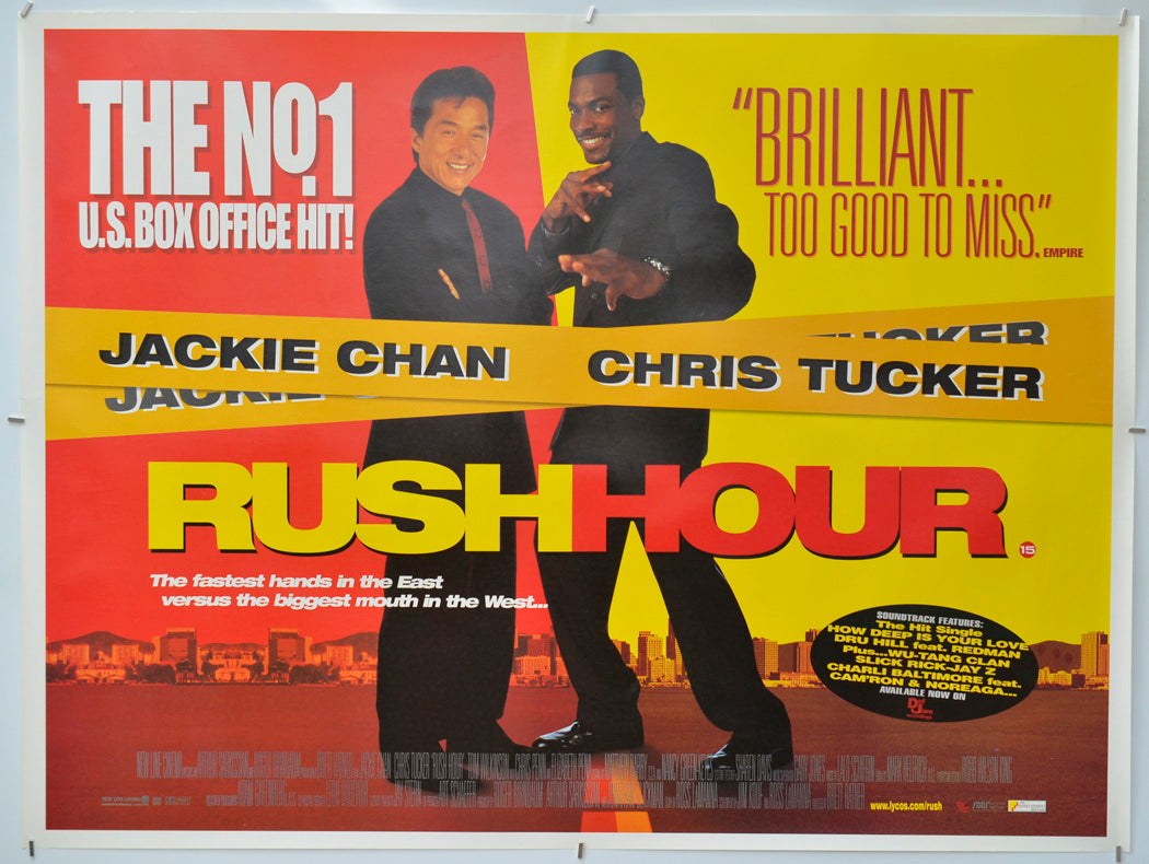 Rush Hour - Original Quad Poster - Film Poster - Movie Poster