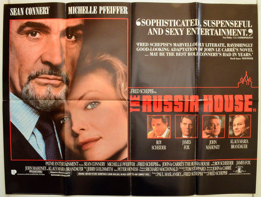 The Russia House Original British Quad Poster - Film Poster - Movie Poster 