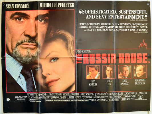 The Russia House Original British Quad Poster - Film Poster - Movie Poster 