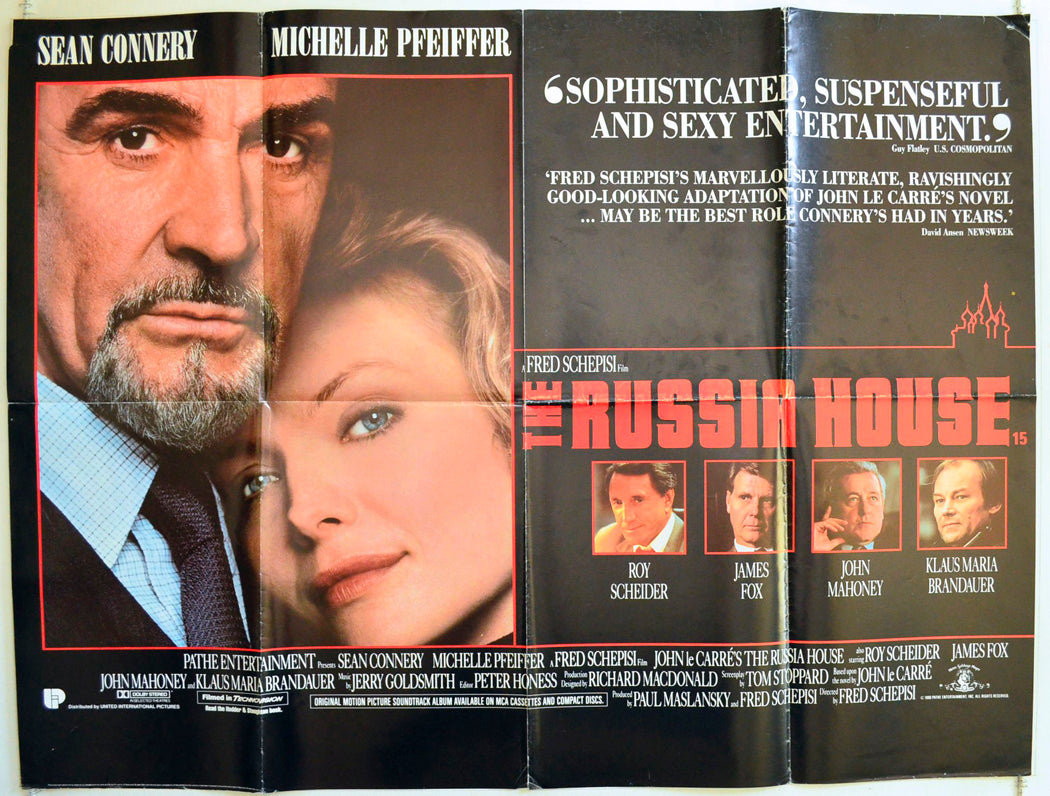 The Russia House Original British Quad Poster - Film Poster - Movie Poster 