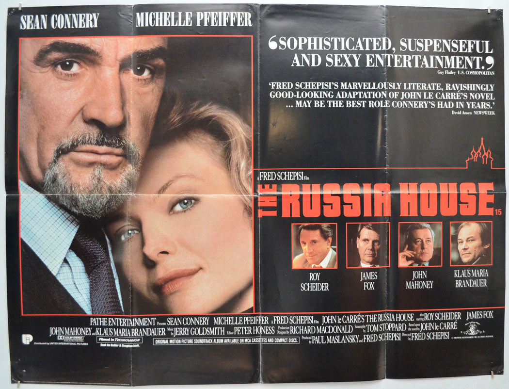 The Russia House Original Quad Poster - Film Poster - Movie Poster