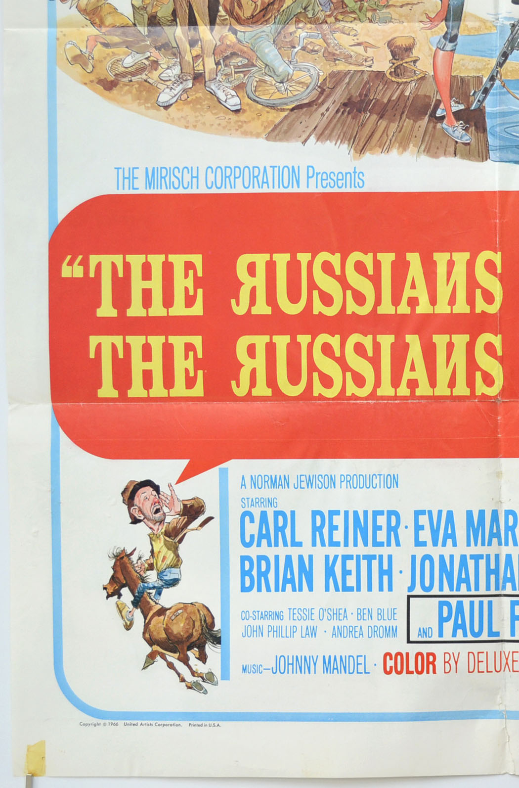 The Russians Are Coming (Bottom Left) Cinema One Sheet Movie Poster 