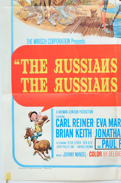 The Russians Are Coming (Bottom Left) Cinema One Sheet Movie Poster 