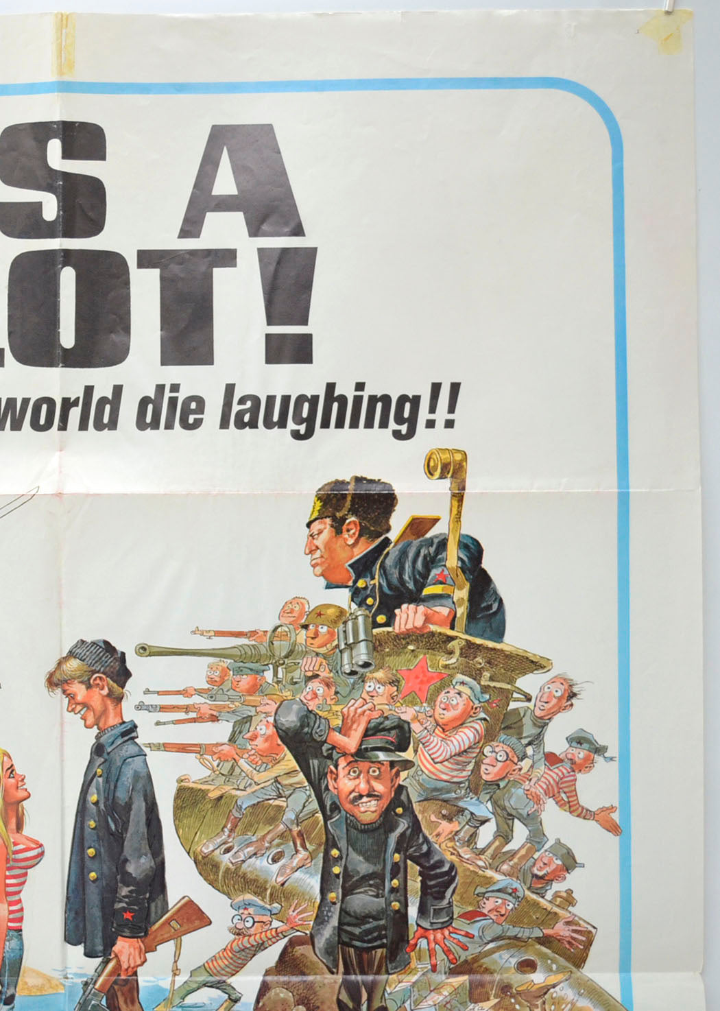 The Russians Are Coming (Top Right) Cinema One Sheet Movie Poster 