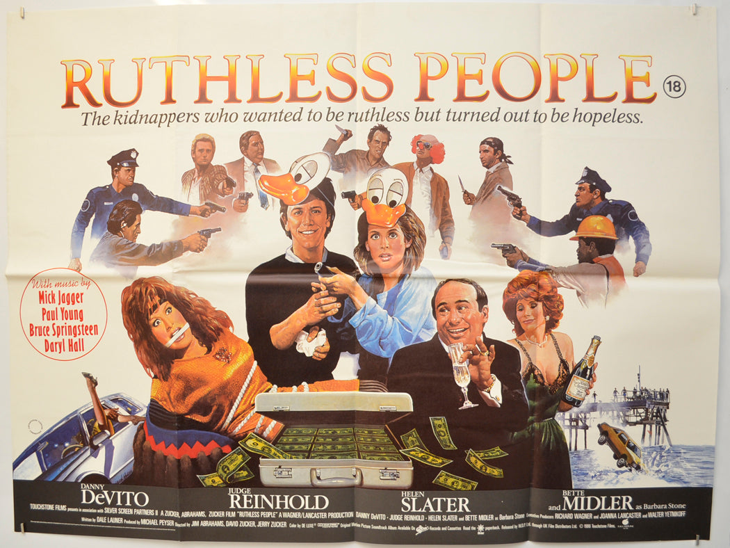 Ruthless People  Original Quad Poster - Film Poster - Movie Poster