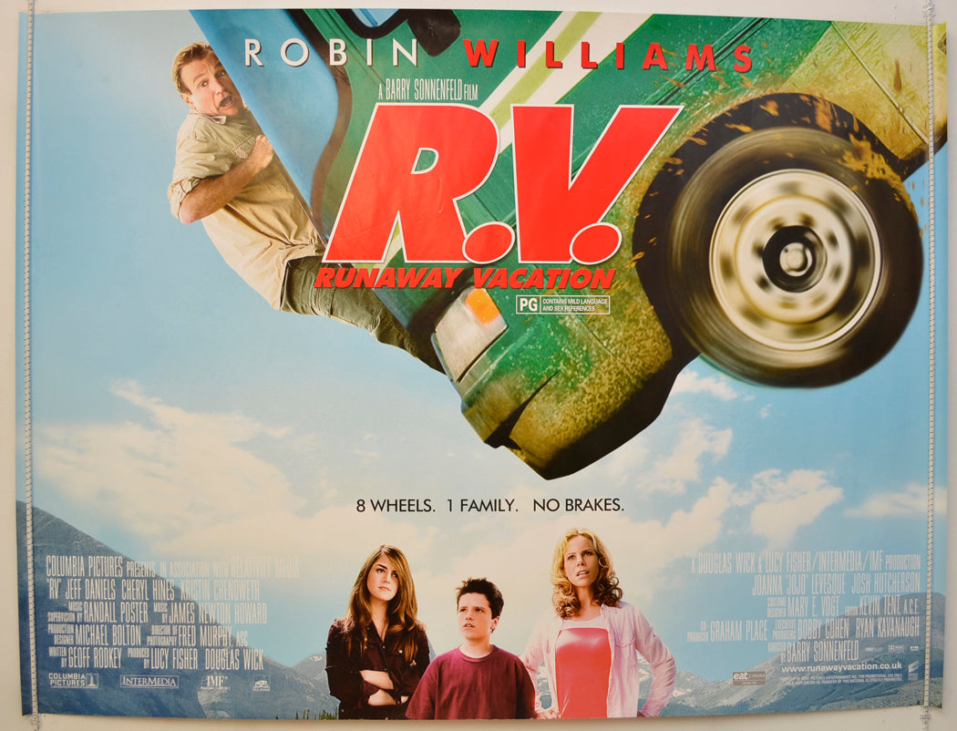 R.V.  (Runaway Vacation)  Original Quad Poster - Film Poster - Movie Poster 