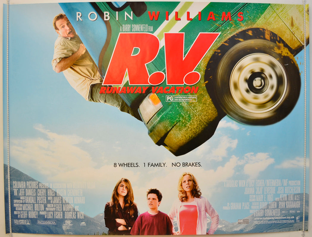 R.V.  (Runaway Vacation)  Original Quad Poster - Film Poster - Movie Poster 