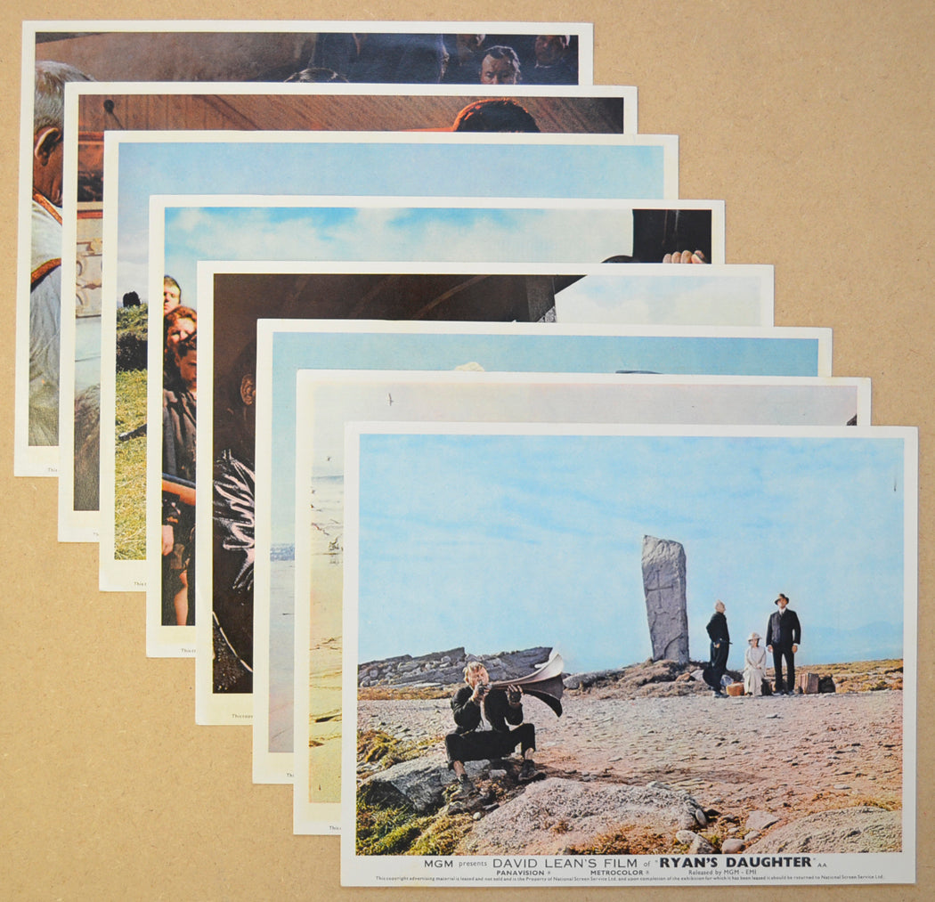 Ryan’s Daughter Set of 8 Original Colour Front Of House Stills / 8x10 Lobby Cards 