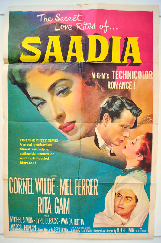 Saadia Original One Sheet Poster - Movie Poster