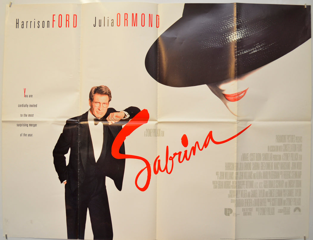 Sabrina Original Quad Poster - Film Poster - Movie Poster