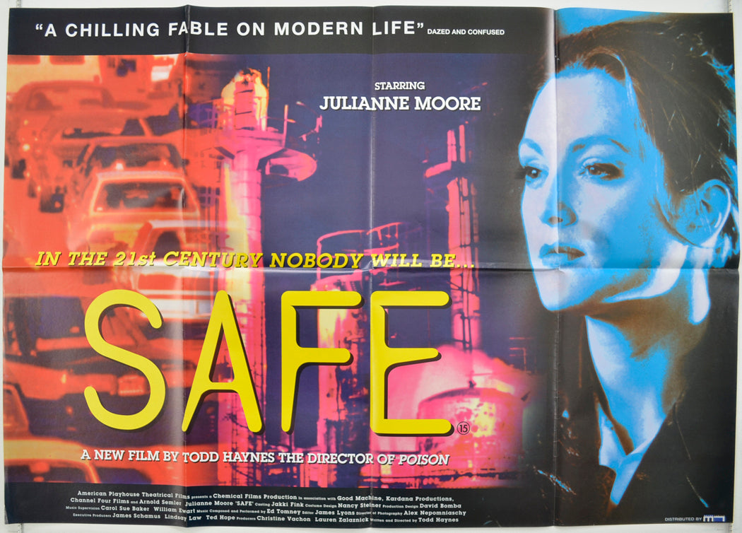 Safe   Original Quad Poster - Film Poster - Movie Poster 