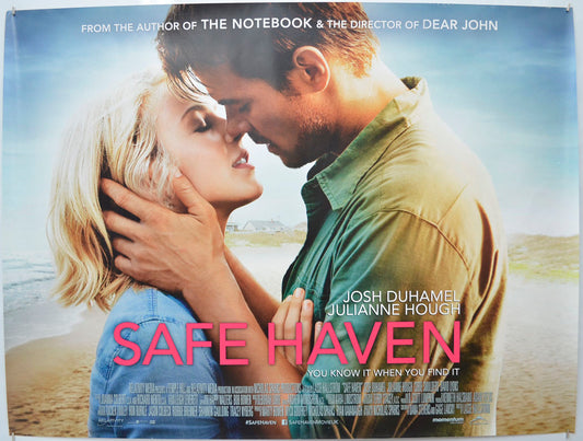 Safe Haven  Original Quad Poster - Film Poster - Movie Poster