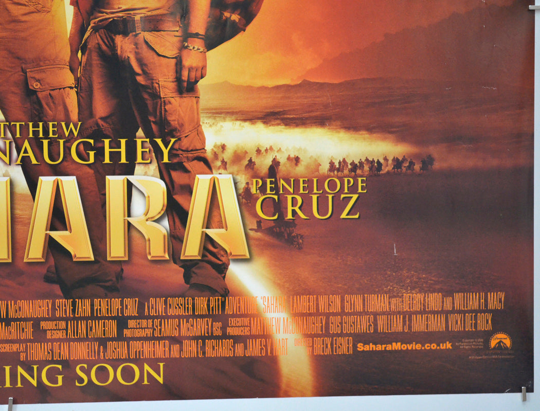 SAHARA (Bottom Right) Cinema Quad Movie Poster 