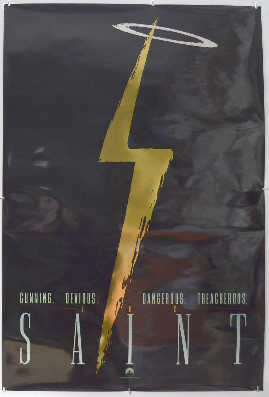 The Saint (Gold Bolt Version)  Original One Sheet Poster - Film Poster - Movie Poster