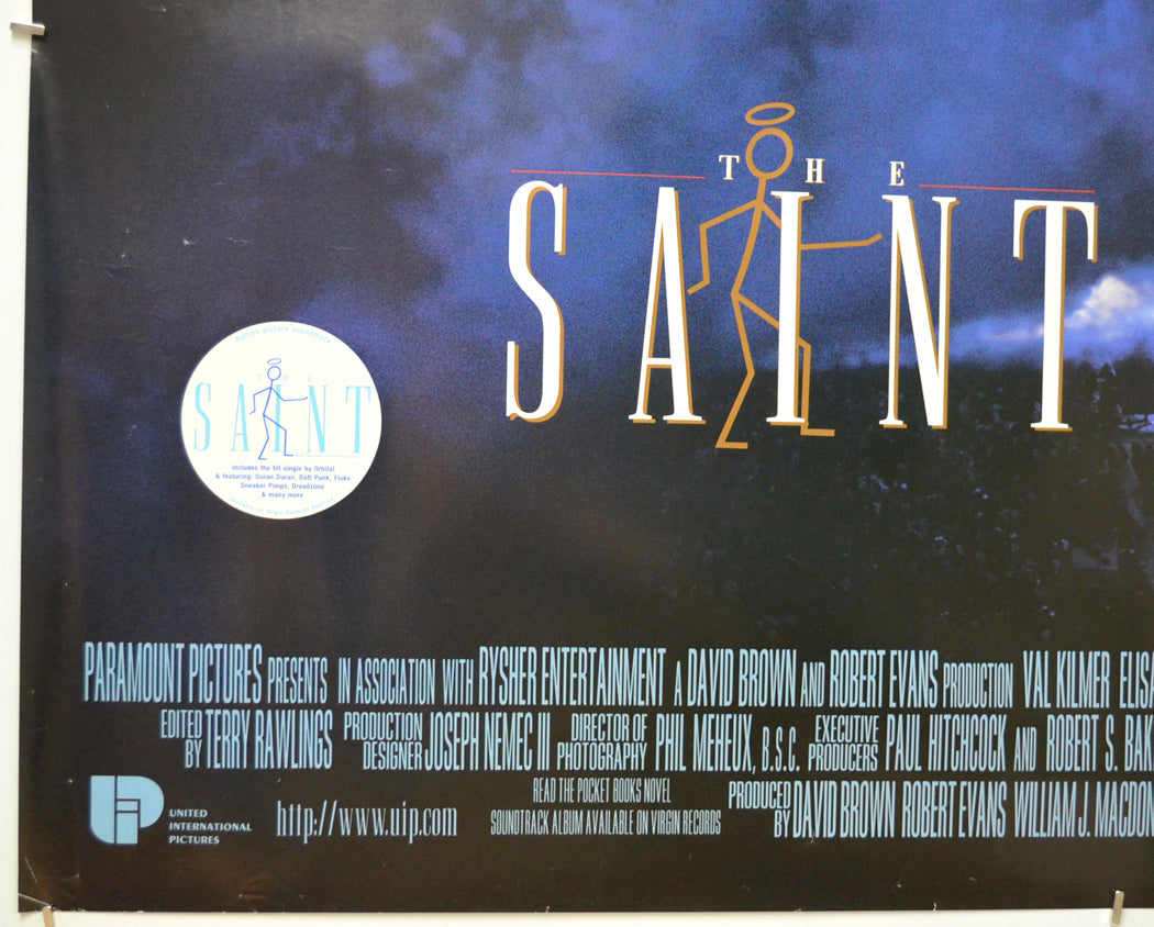 THE SAINT (Bottom Left) Cinema Quad Movie Poster 