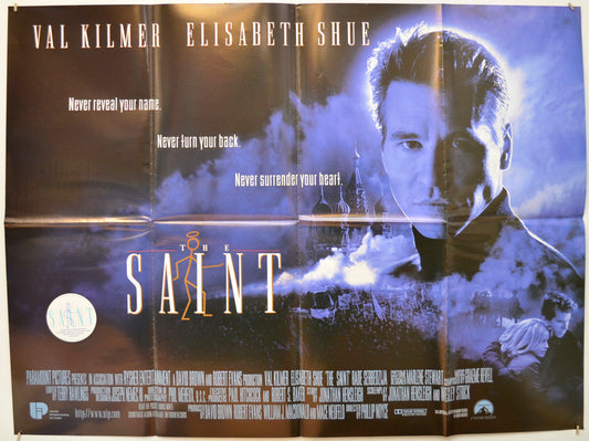 The Saint Original Quad Poster - Film Poster - Movie Poster