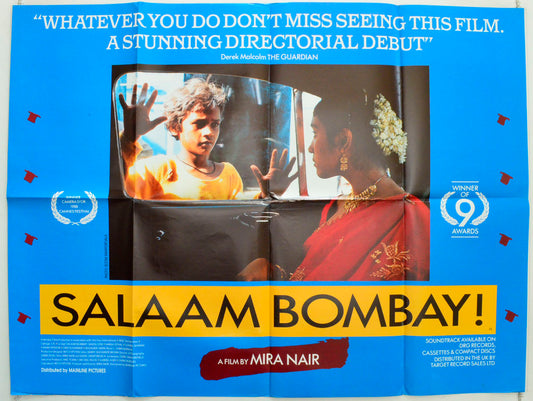 Salaam Bombay Original British Quad Poster - Film Poster - Movie Poster 