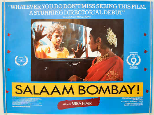 Salaam Bombay  Original Quad Poster - Film Poster - Movie Poster