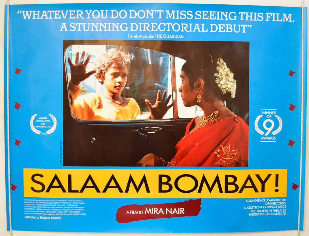 Salaam Bombay  Original Quad Poster - Film Poster - Movie Poster