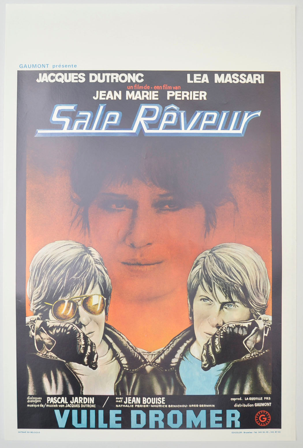 Sale Reveur (a.k.a. Dirty Dreamer) Original Belgian Poster - Film Poster - Movie Poster